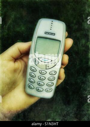 Nokia 3310 mobile phone Stock Photo