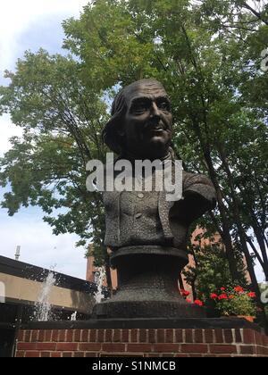Bust of Benjamin Franklin Philadelphia Pennsylvania USA Stock Photo
