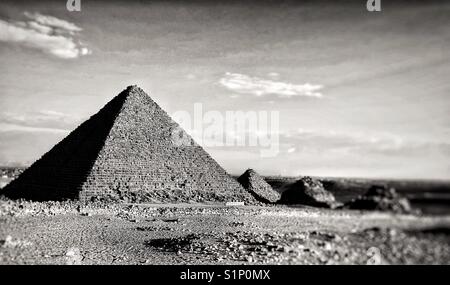 Pyramids, Cairo, Egypt Stock Photo