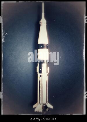 Apollo 7 space rocket Stock Photo