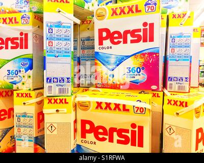 Persil, washing powder, supermarket shelf