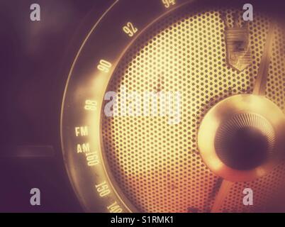 Vintage Zenith radio dial Stock Photo