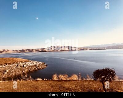 San Luis reservoir Stock Photo