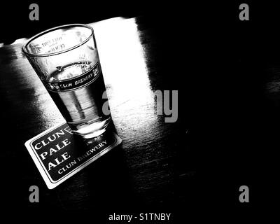 Nastro Azzurro beer, glass, half litre, Peroni Brewery, beer mat,  Amsterdam, Netherlands, on Sunday, April 7, 2019. (CTK Photo/Libor Sojka  Stock Photo - Alamy