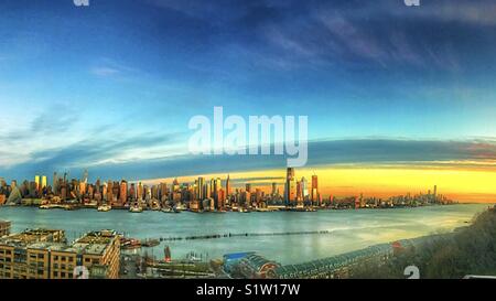New York skylines panorama view Stock Photo