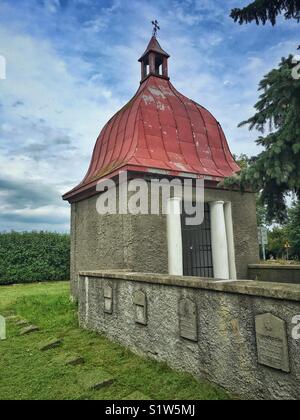 Old German cemetery from First World War in Bolimow town, Poland Stock Photo