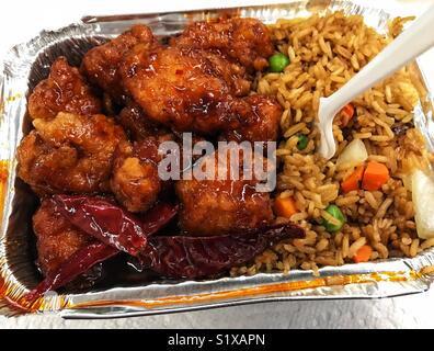 General Tao Rice general tso’s chicken, fried rice, spring rolls, american chinese ...
