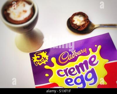 Cadbury creme egg Stock Photo