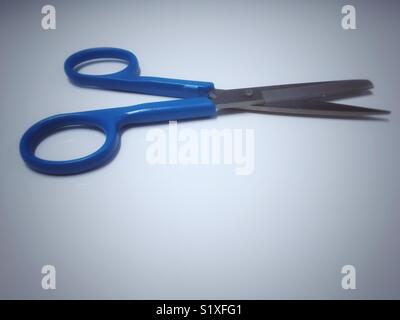 Scissors on white background. Stock Photo