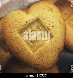 Home made gluten free butter cookie Stock Photo