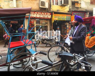 The Paharganj area in Delhi, India Stock Photo