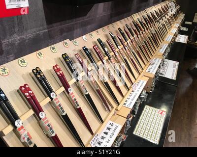 chopstick shop display Stock Photo