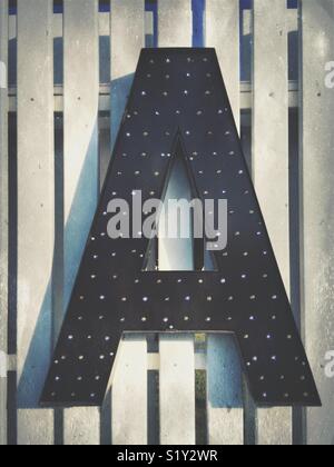 Letter A Stock Photo