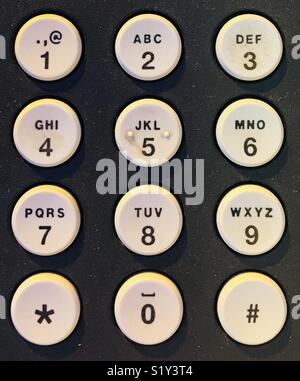 Landline telephone keypad Stock Photo: 87650289 - Alamy