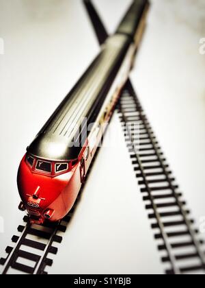Marklin Trans Europe Express model railway Stock Photo
