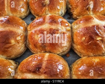Hot Cross buns Stock Photo