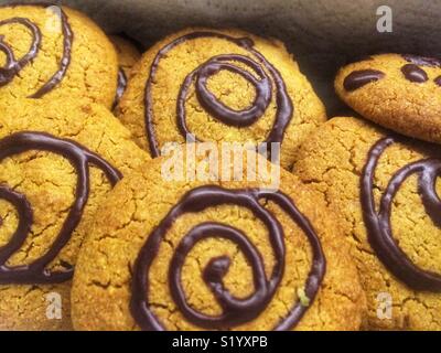 Butter gluten free home made cookies Stock Photo
