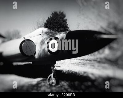 Gloster Javelin Cold War Fighter jet Stock Photo