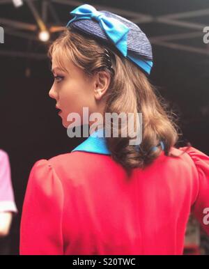 Girl performing at Regents Park Open Air Theatre, London Stock Photo