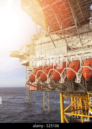 Mariner A platform North Sea oil rig: credit Lee Ramsden / Alamy Stock ...