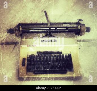 Vintage continental Typewriter Stock Photo