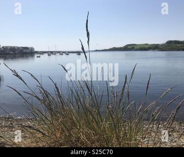 Isle of Whithorn in the sunshine Stock Photo