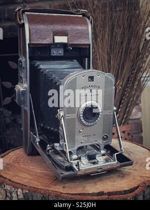 Polaroid land camera Stock Photo
