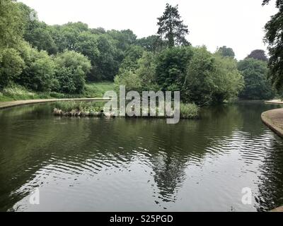 Lake in Eastville Park Stock Photo