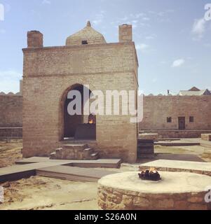 Ateshgah, Fire Temple on the Absheron  Peninsula near Baku, Azerbaijan Stock Photo