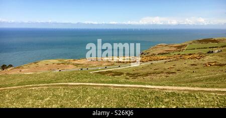 Great orme tramway Llandudno Stock Photo