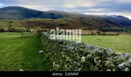 Castlerigg stone circle Lake District Stock Photo