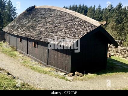 Viking village Norway Stock Photo