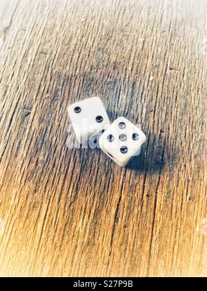 Two dice roll seven stock image. Image of roll, seven - 120523235