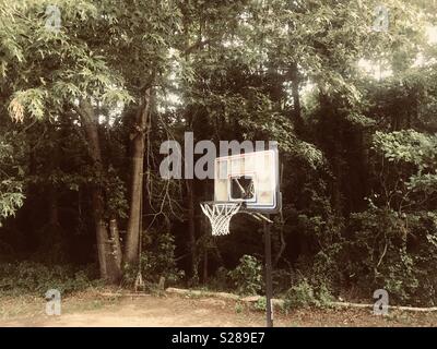 Basketball Goal Stock Photo