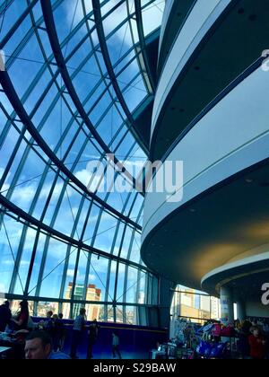 Inside The Sage concert hall in Gateshead Stock Photo