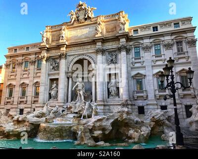 Trevi Fountain or Fontana di Trevi, Rome, Italy Stock Photo