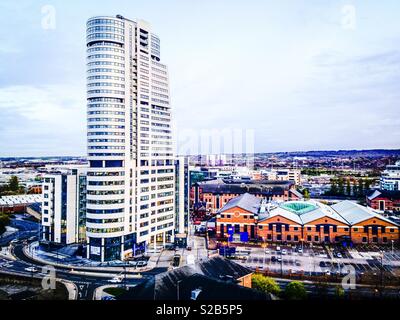View of Bridgewater Place in Leeds city centre Stock Photo