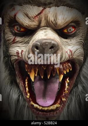 Close up of a werewolf Halloween mask, USA Stock Photo - Alamy