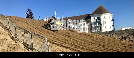 Weston beach race Stock Photo