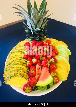 Fruit Platter Stock Photo
