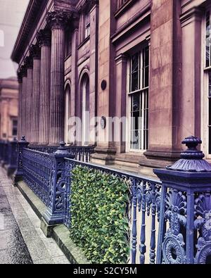 Royal Exchange Square in Glasgow city centre Stock Photo