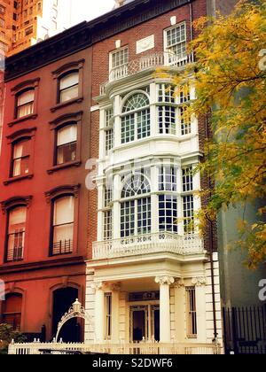 The collectors club of New York, E. 35th St., NYC, USA Stock Photo