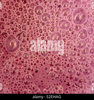 Milkshake bubbles Stock Photo
