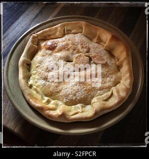 Homemade apple pie. Stock Photo