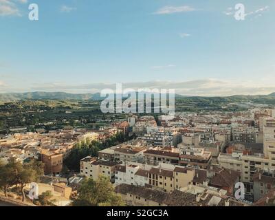 Small City in a Spanish Province Stock Photo