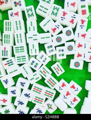 Mahjong set Stock Photo