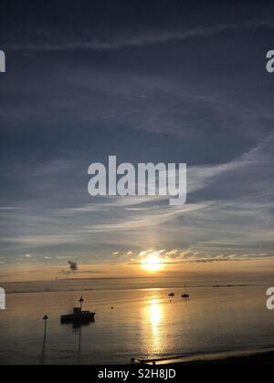 Sunset, Southend-on-Sea Stock Photo