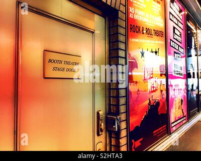 Booth Theater, Broadway, New York City, USA Stock Photo - Alamy