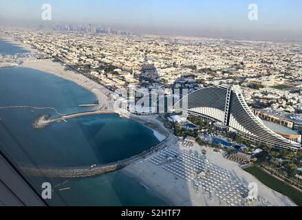 Views from burj al Arab. Dubai. Stock Photo