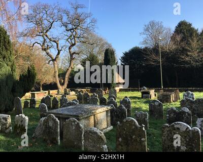 Old cemetery in Southampton U.K. Stock Photo
